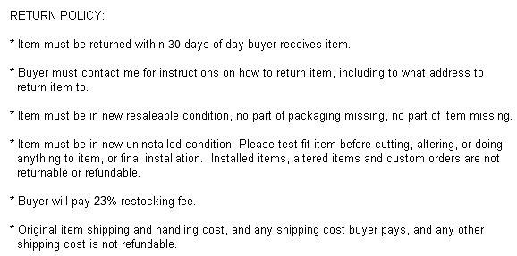 1998-2001 1999 2000 Dodge Ram 1500 Bezel Replacement 1998-2002 Dodge Ram 2500 3500 return policy